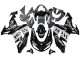 Compra Carenados Moto Kawasaki ZX10R 2006-2007 - Negro Brillante Blanco West