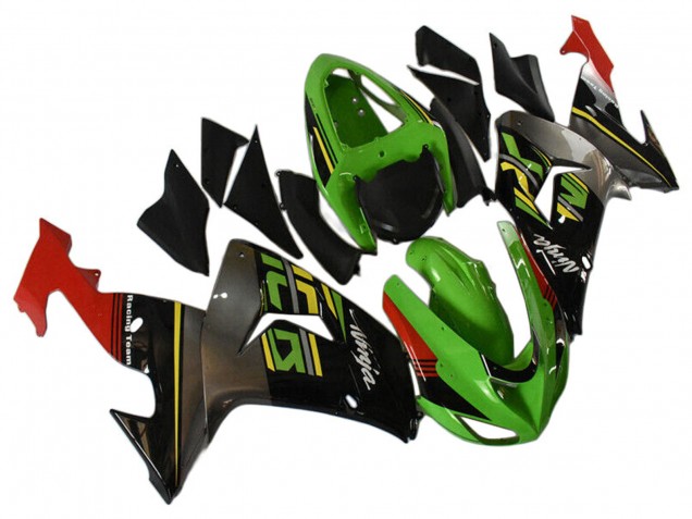Compra Carenados Moto Kawasaki ZX10R 2006-2007 - Verde Gris Rojo Negro Amarillo