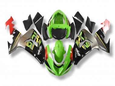 Compra Carenados Moto Kawasaki ZX10R 2006-2007 - Verde Gris Rojo Negro Amarillo