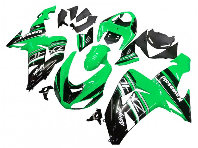 Compra Kits Carenado Moto Kawasaki ZX10R 2006-2007 - Verde Blanco Negro