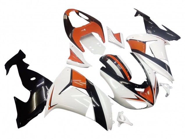 Compra Carenados Moto Kawasaki ZX10R 2006-2007 - Blanco Naranja Negro
