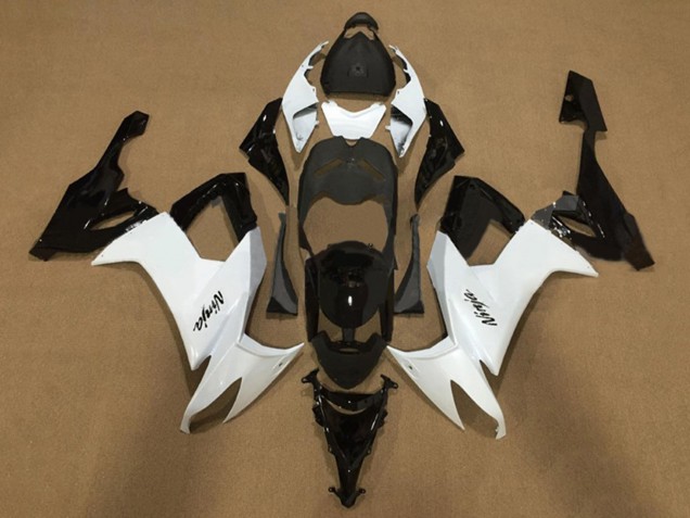 Compra Carenados Moto Kawasaki ZX10R 2008-2010 - Blanco Negro Brillante