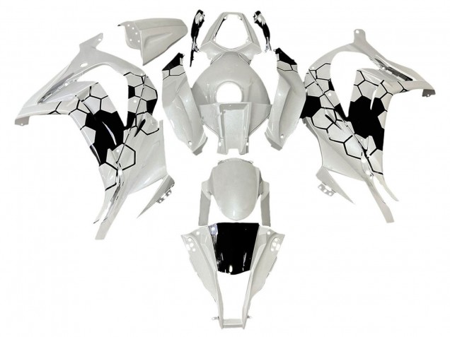 Compra Carenados Moto Kawasaki ZX10R 2008-2010 - Blanco Negro