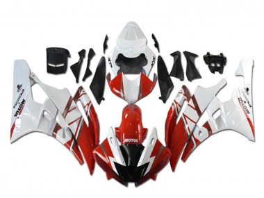 Compra Carenados Moto Yamaha YZF R6 2006-2007 - Blanco Rojo Negro Motul Michelin