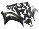 Compra Carenados Moto Kawasaki ZX10R 2011-2015 - Negro Mate Oro Nieve Elf