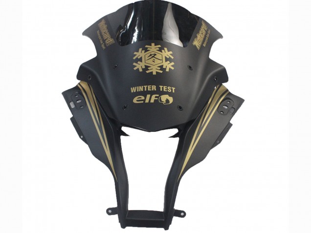 Compra Carenados Moto Kawasaki ZX10R 2011-2015 - Negro Mate Oro Nieve Elf