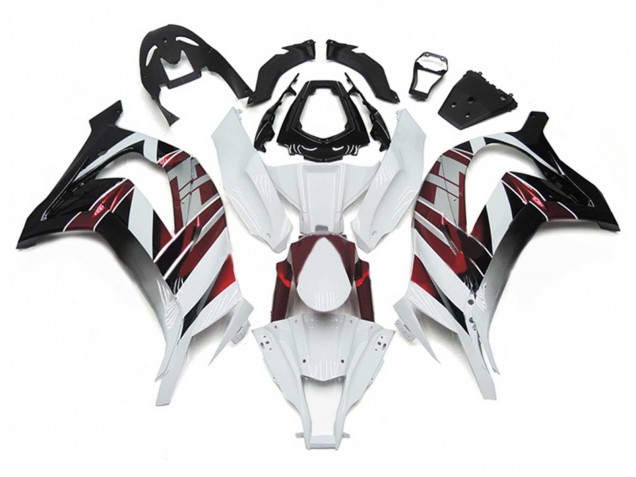 Compra Carenados Moto Kawasaki ZX10R 2011-2015 - Blanco Rojo Plata Negro