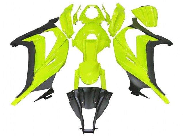 Compra Carenados Moto Kawasaki ZX10R 2011-2015 - Fluorescent Verde Negro Mate