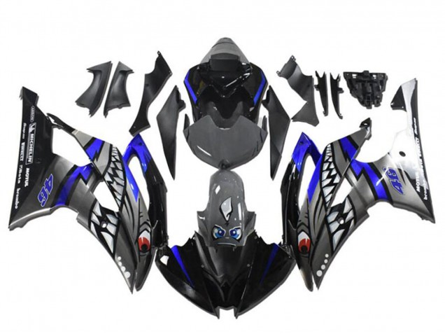 Compra Carenados Moto Yamaha YZF R6 2008-2016 - Azul Plata Gris Tiburón