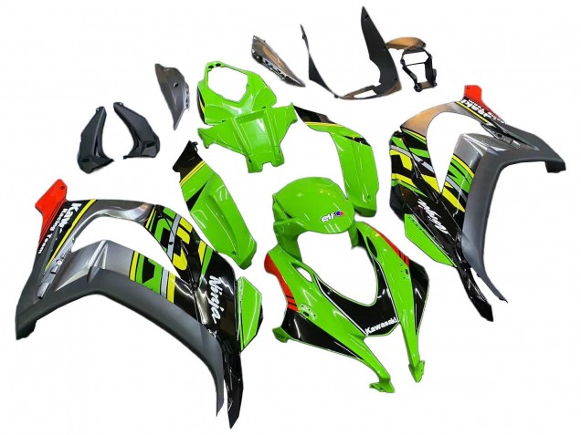 Compra Carenados Moto Kawasaki ZX10R 2016-2020 - Verde Rojo Gris