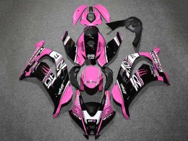 Compra Carenados Moto Kawasaki ZX10R 2016-2020 - Rosa Negro Brillante Blanco Elf Monstruo