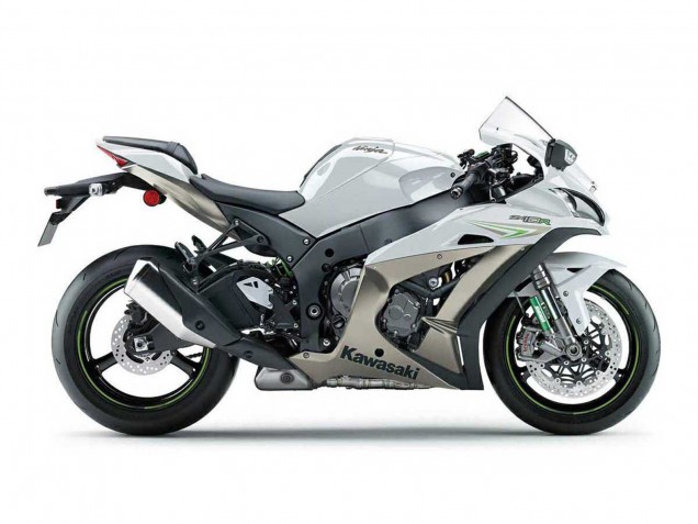 Compra Carenados Moto Kawasaki ZX10R 2016-2020 - Blanco Perla Verde