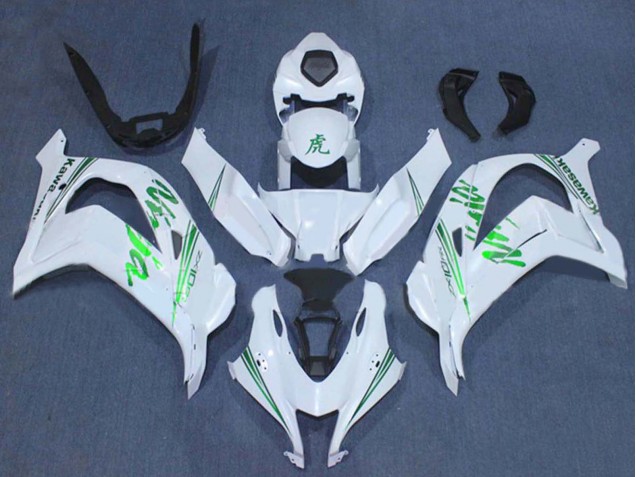 Compra Carenados Moto Kawasaki ZX10R 2016-2020 - Blanco Verde Ninja