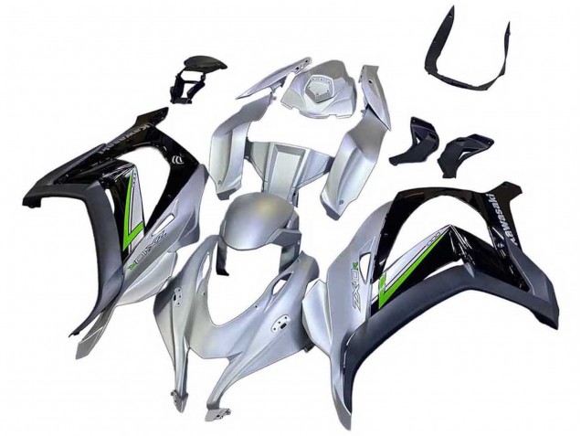 Compra Carenado Moto Kawasaki ZX10R 2016-2020 - Plata Verde Negro