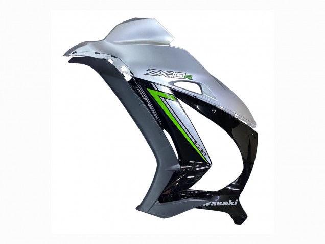 Compra Carenado Moto Kawasaki ZX10R 2016-2020 - Plata Verde Negro