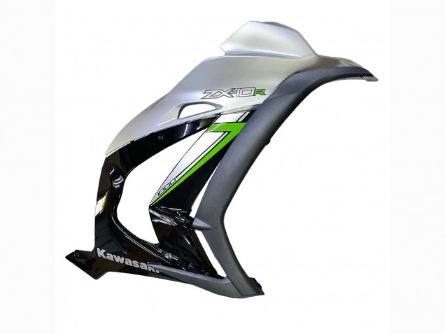 Compra Carenado Moto Kawasaki ZX10R 2016-2020 - Plata Verde Negro