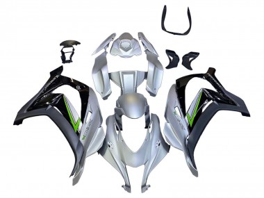 Compra Carenado Moto Kawasaki ZX10R 2016-2020 - Plata Verde Negro