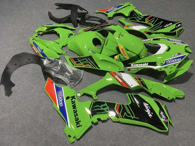 Compra Carenados Moto Kawasaki ZX10R 2021-2025 - Verde Blanco Azul Negro Rojo Showr Elf Mouldings Monstruo