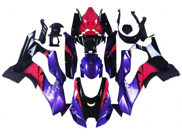 Compra Carenados Moto Kawasaki ZX10R 2021-2025 - Rojo Negro Púrpura Blanco