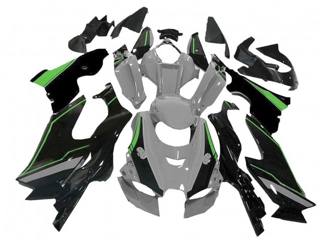 Compra Carenado Moto Kawasaki ZX10R 2021-2025 - Gris Verde Negro