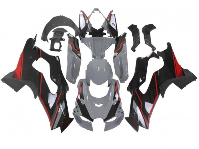 Compra Carenados Moto Kawasaki ZX10R 2021-2025 - Gris Negro Rojo
