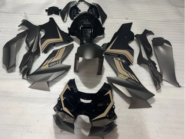 Compra Carenados Moto Kawasaki ZX10R 2021-2025 - Negro Mate Negro Brillante Brown