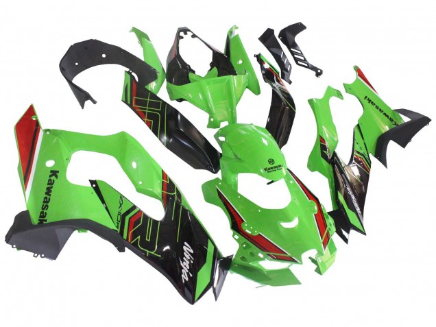 Compra Carenados Moto Kawasaki ZX10R 2021-2025 - Verde Negro Rojo