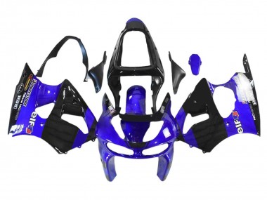 Compra Carenados Moto Kawasaki ZX6R 1998-1999 - Azul Negro Brillante Elf Bridgestone
