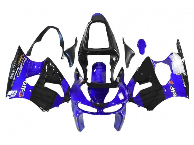 Compra Carenados Moto Kawasaki ZX6R 1998-1999 - Azul Negro Brillante Elf Bridgestone