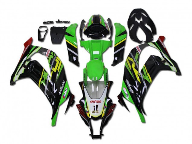 Compra Carenados Moto Kawasaki ZX10R 2011-2015 - Verde Amarillo Negro Brillante Rojo Showr 1
