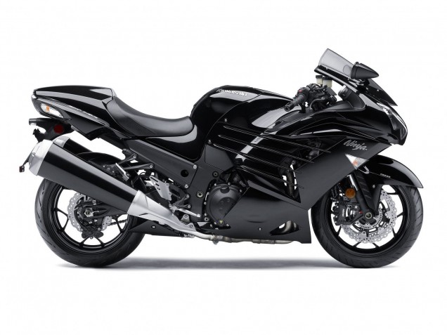 Compra Carenados Moto Kawasaki ZX14R ZZR1400 2012-2024 - Negro Brillante Negro Mate Blanco Ninja