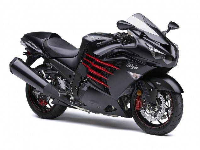 Compra Carenados Moto Kawasaki ZX14R ZZR1400 2012-2024 - Negro Mate Rojo Blanco Ninja