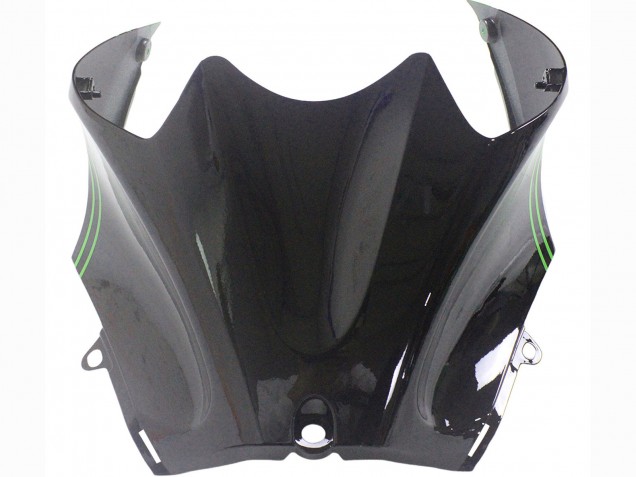 Compra Carenados Moto Kawasaki ZX14R ZZR1400 2012-2024 - Verde Negro Brillante Raya