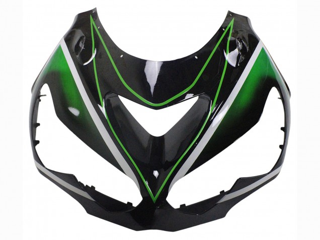 Compra Carenados Moto Kawasaki ZX14R ZZR1400 2012-2024 - Verde Negro Brillante Raya