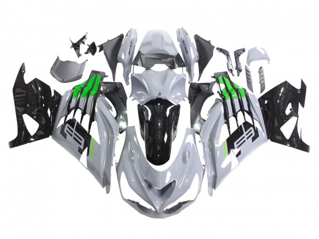 Compra Carenados Moto Kawasaki ZX14R ZZR1400 2012-2024 - Gris Verde Negro