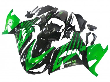Compra Kits Carenado Moto Kawasaki ZX14R ZZR1400 2012-2024 - Verde Negro Brillante