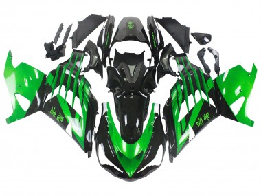 Compra Kits Carenado Moto Kawasaki ZX14R ZZR1400 2012-2024 - Verde Negro Brillante