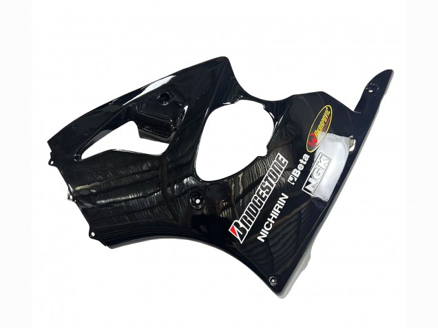 Compra Carenados Moto Kawasaki ZX6R 1998-1999 - Negro Brillante Amarillo Elf Bridgestone