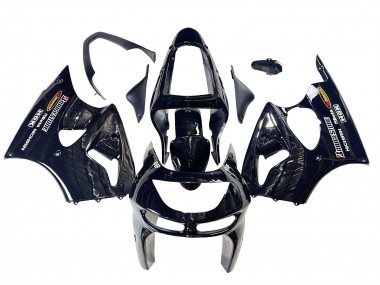 Compra Carenados Moto Kawasaki ZX6R 1998-1999 - Negro Brillante Amarillo Elf Bridgestone