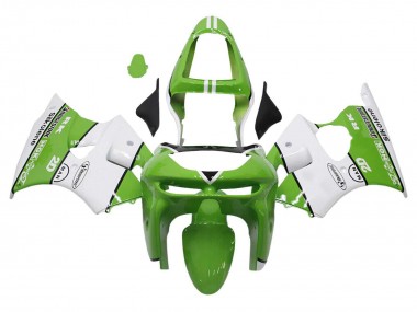 Compra Carenados Moto Kawasaki ZX6R 1998-1999 - Verde Blanco Negro Silkolene Bridgestone