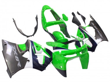 Compra Carenados Moto Kawasaki ZX6R 1998-1999 - Verde Blanco Azul Oscuro Plata