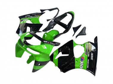 Compra Carenados Moto Kawasaki ZX6R 1998-1999 - Verde Negro Brillante Elf Bridgestone