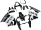 Compra Carenados Moto Kawasaki ZX6R 2000-2002 - Negro Brillante Blanco West Michelin