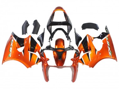 Compra Carenados Moto Kawasaki ZX6R 2000-2002 - Naranja Negro