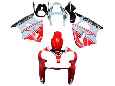 Compra Carenados Moto Kawasaki ZX6R 2000-2002 - Blanco Rojo Negro