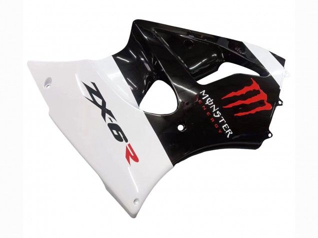 Compra Carenados Moto Kawasaki ZX6R 2000-2002 - Blanco Negro Rojo Monstruo