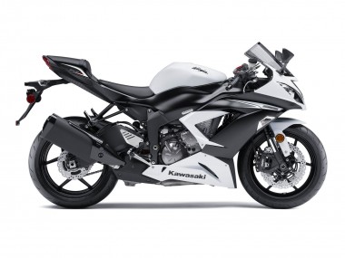 Compra Carenado Moto Kawasaki ZX6R 2009-2012 - Blanco Negro Mate