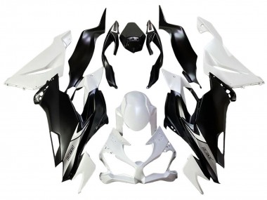Compra Carenado Moto Kawasaki ZX6R 2013-2018 - Blanco Negro Mate