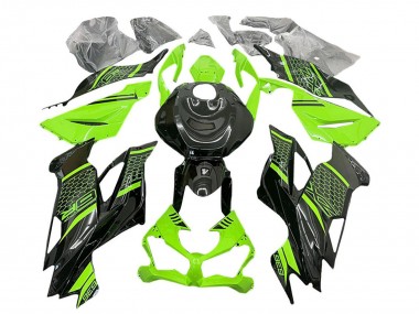 Compra Carenados Moto Kawasaki ZX6R 2019-2022 - Verde Negro Honeycomb