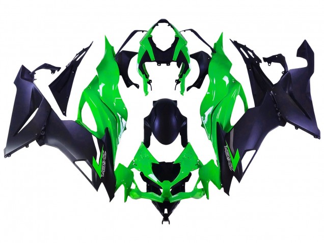 Compra Carenados Moto Kawasaki ZX6R 2019-2022 - Verde Negro Mate